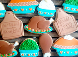 Thanksgiving Decorated Sugar Cookies