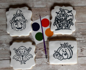 Halloween Paint Your Own Cookie